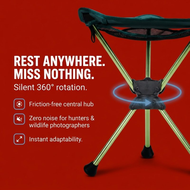 Grand Trunk Compass 360° Stool (Green)