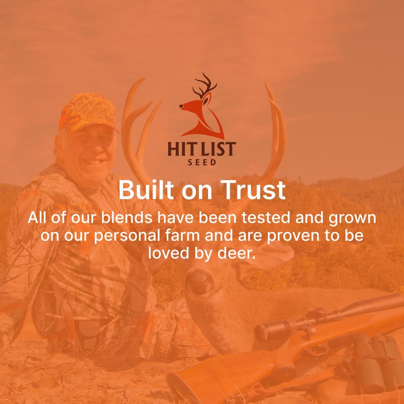 Hit List Seed® Grain Sorghum Food Plot Seeds for Deer [Annual Mix] - Deer Food Plot Seed - Sorghum Seeds for Planting - Deer Plot Seed Mix - 100% Grain Sorghum - Summer & Spring Planting - 5 lbs