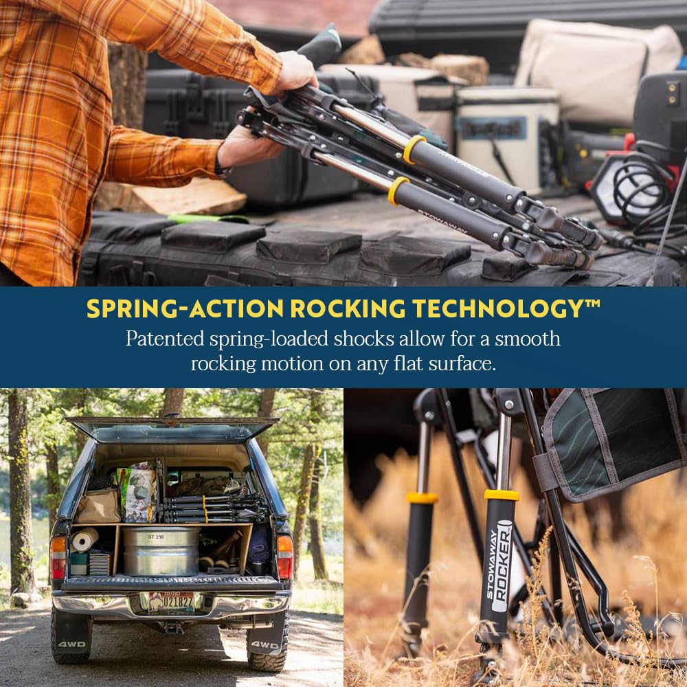 GCI Outdoor Stowaway Rocker - Navy Topo