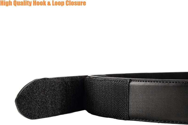 TACNEX Police Reversible Leather Inner Duty Belt - Buckleless Design, 1.5" Wide