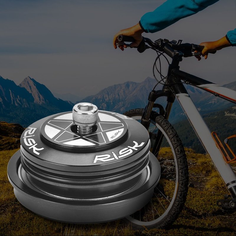 Alomejor Bicycle Headset, Lightweight Aluminum Alloy Sealed Bearing Durability, Cycling Headset, Premium Component for Road Mountain Urban Commuters Trail Riding