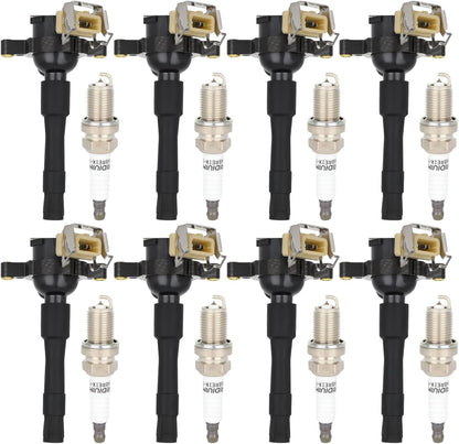ECCPP 3 ignition coils with 3 iridium Spark Plugs,UF808,coils packs,for Smart Fortwo 2016-2017 0.9L‎224332428R,UF-808