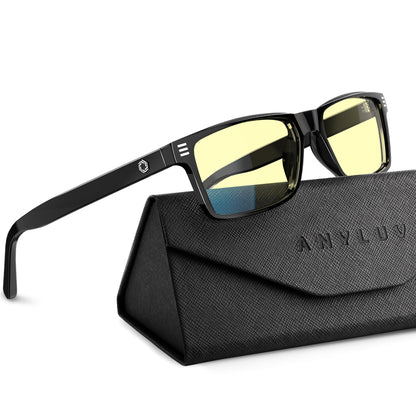 ANYLUV Blue Light Glasses for Men & Women, Lightweight Stylish Blue Light Blocking Glasses, Eye Strain Relief Eye Protection