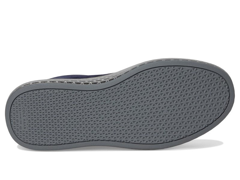 Cole Haan Men's Grandpro Court Skyweave Sneaker, Midnight Moon Suede/Raven, 13-W US