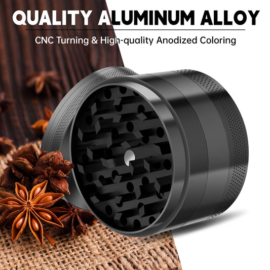 Grinder 2.5 in. Steel Kitchenware Black