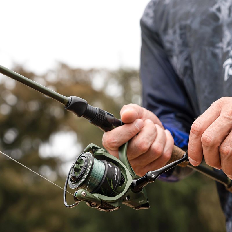 KastKing Spartacus II Spinning Fishing Reel Combo,7'3" M,3000 Reel