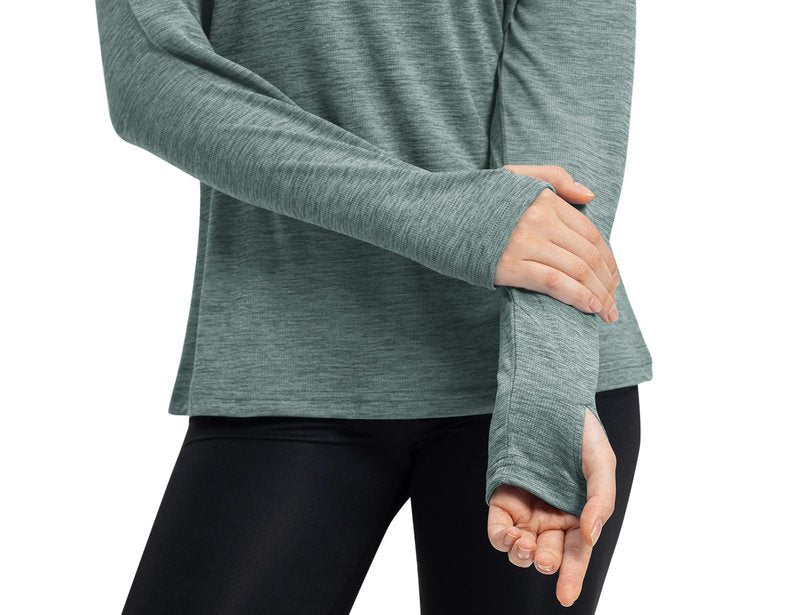 TBMPOY Womens UPF 50+ Sun Protection Hoodie Shirt Long Sleeve Fishing Hiking Outdoor UV Shirt Lightweight 6-Cyan M