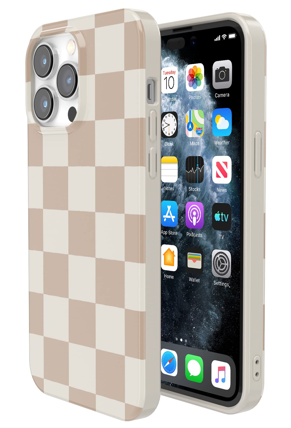 Casely iPhone 13 Pro Max Case | Here Comes The Sun | Colorblock Sunset | Classic Ultra Slim Case Design