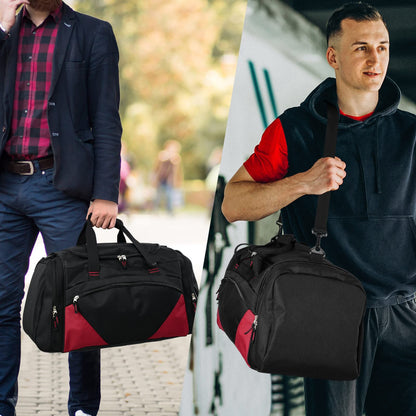 Gym Bag for Men - 55L Black Durable Large Duffle Bag for Travel, Workout, Fitness & Sport