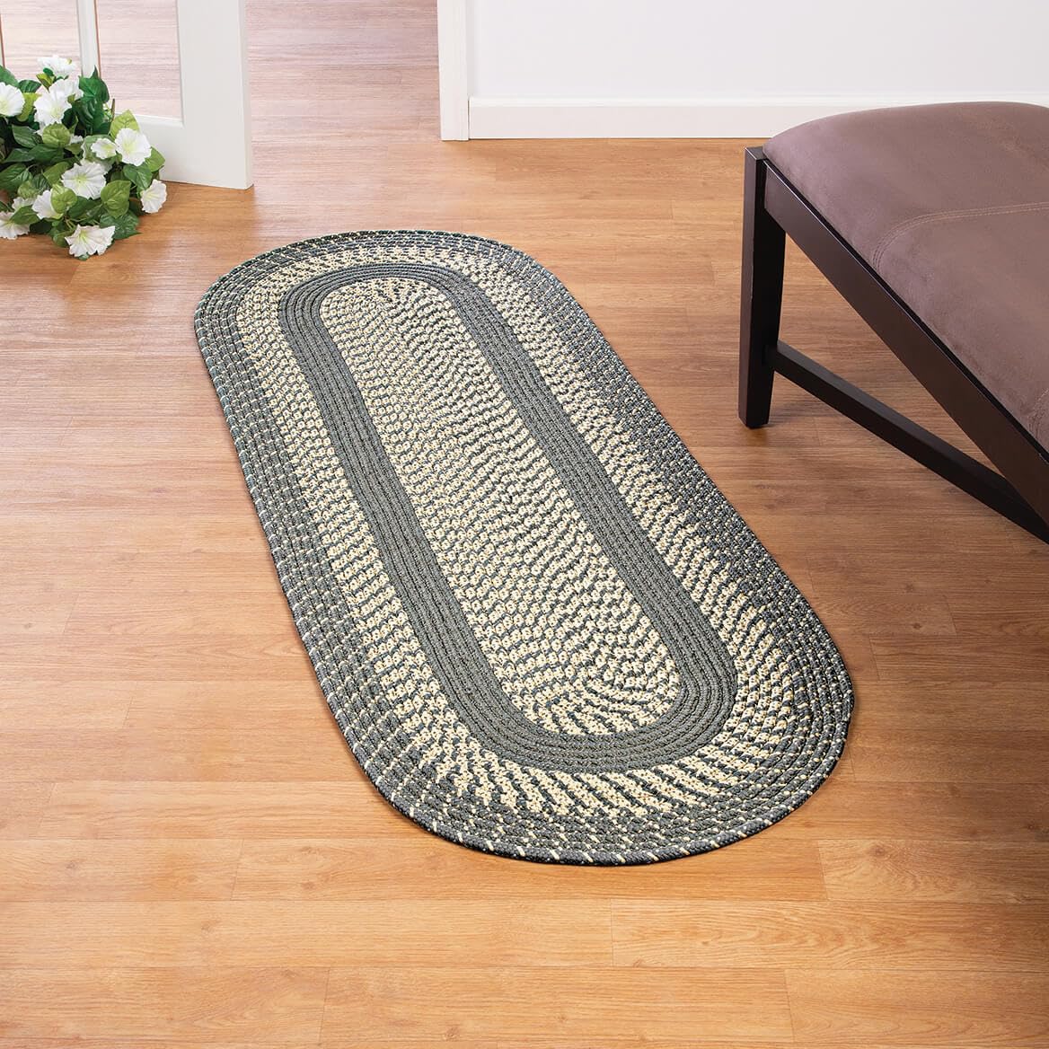 OakRidge Two-Tone Country Braided Rug