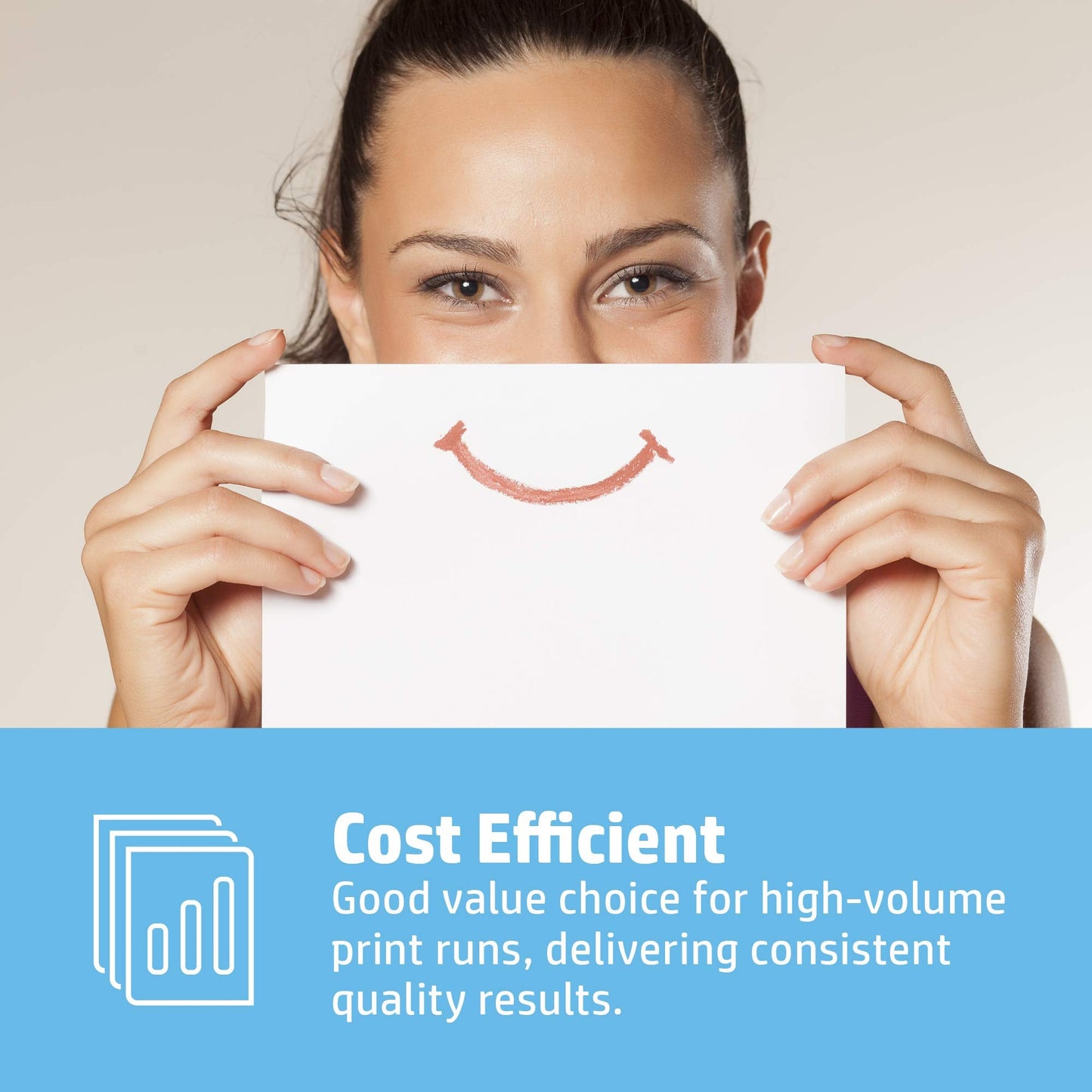HP Office A4 80gsm White Office Copier Paper (1 Box Contains Five Reams of 500 Sheets)