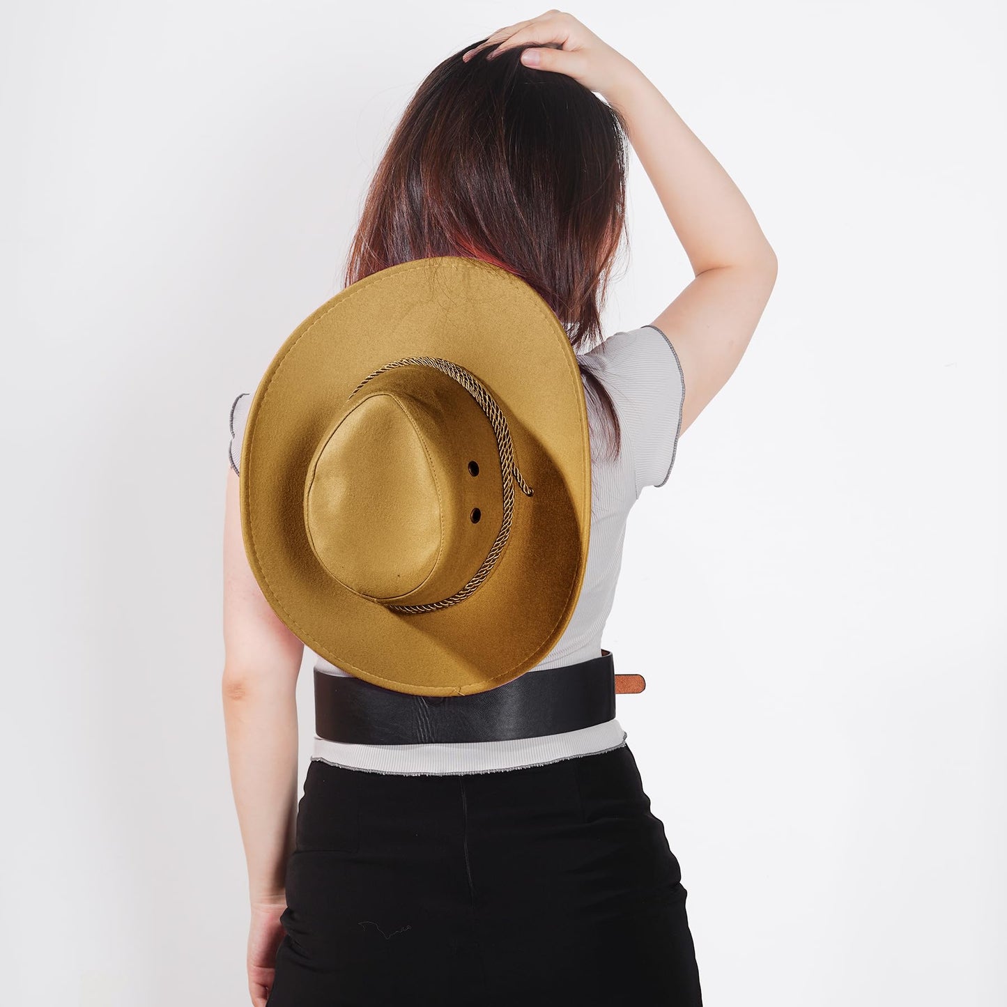 Bskifnn Unisex Western Beach Cowboy (Beige)