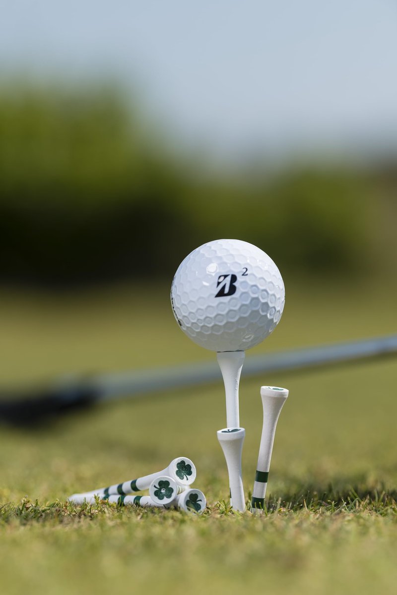PrideSports Shamrocks Wooden Golf Tees - 2-3/4 Inch, 45 Count - Special Edition - Perfect for St. Patrick's Day