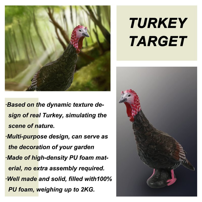 3D Turkey Archery Targets Animal Shooter for Practice Target Shooting