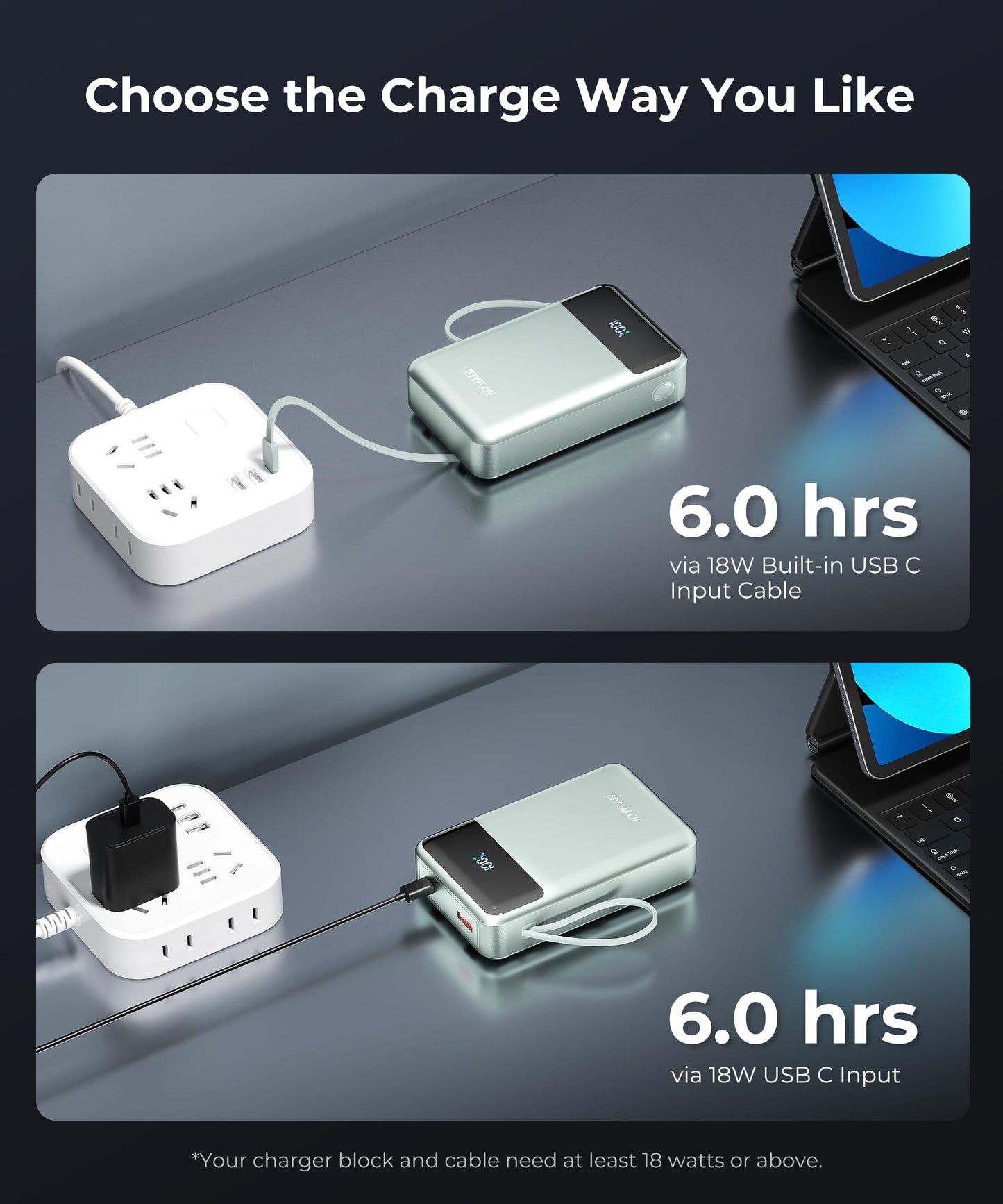 Portable-Charger-Power-Bank Travel Essentials Battery Pack USB C 30000mAh Built in Cable 22.5W Phone Fast Charging Powerbank Compatible with iPhone 16 15 14 13 12 11 iPad Samsung Google Xiaomi