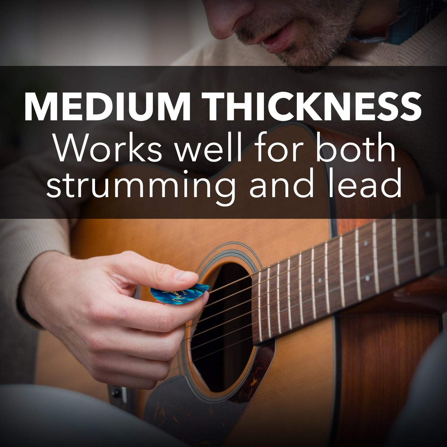 Fender Premium Picks Sampler - 12 Pack Includes Thin, Medium & Heavy Gauges (Austin Bazaar Exclusive)