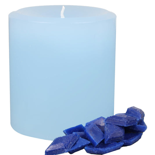 Baby Blue Candle Dye - Made in The USA - Premium Colorants - Highly Concentrated - Popular Colors for Paraffin or Soy Wax - Great for Professionals or Hobbyist - 10 Dye Chips