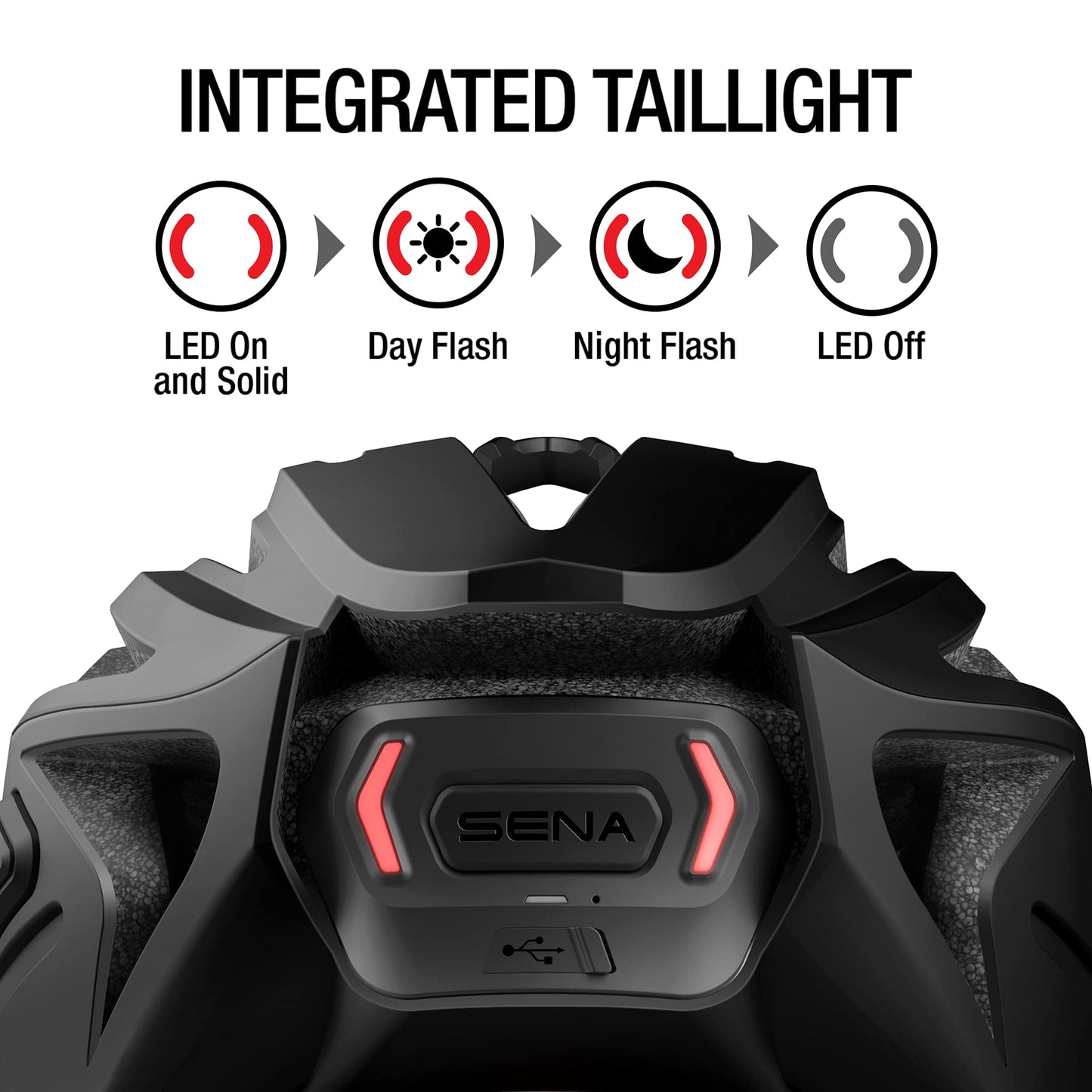 Sena R2 / R2 EVO / (Alexa Built-in) only R2X, Smart Bluetooth and Mesh Intercom Communications Road Cycling Helmet