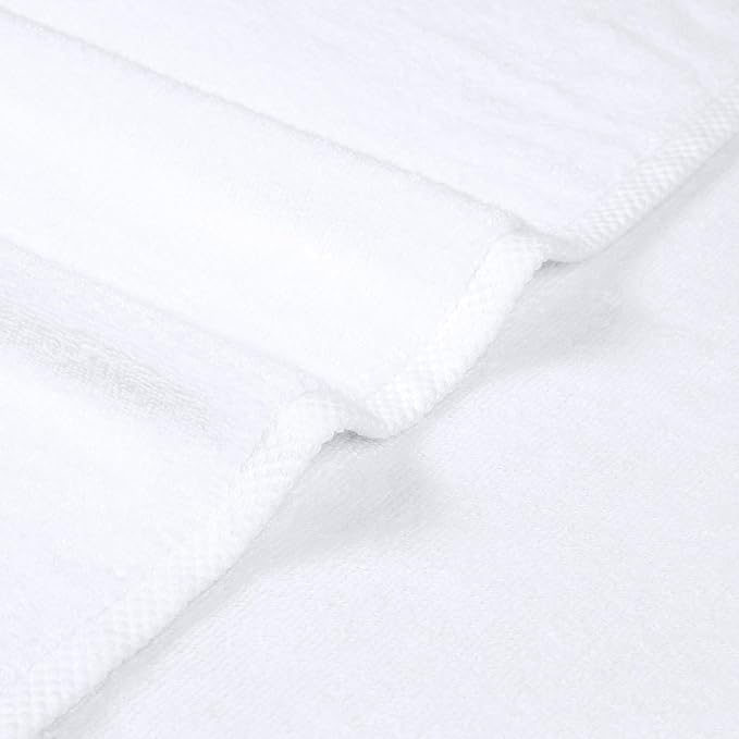 Amazon Basics 100% Cotton Lightweight Quick-Dry Bath Towel Set