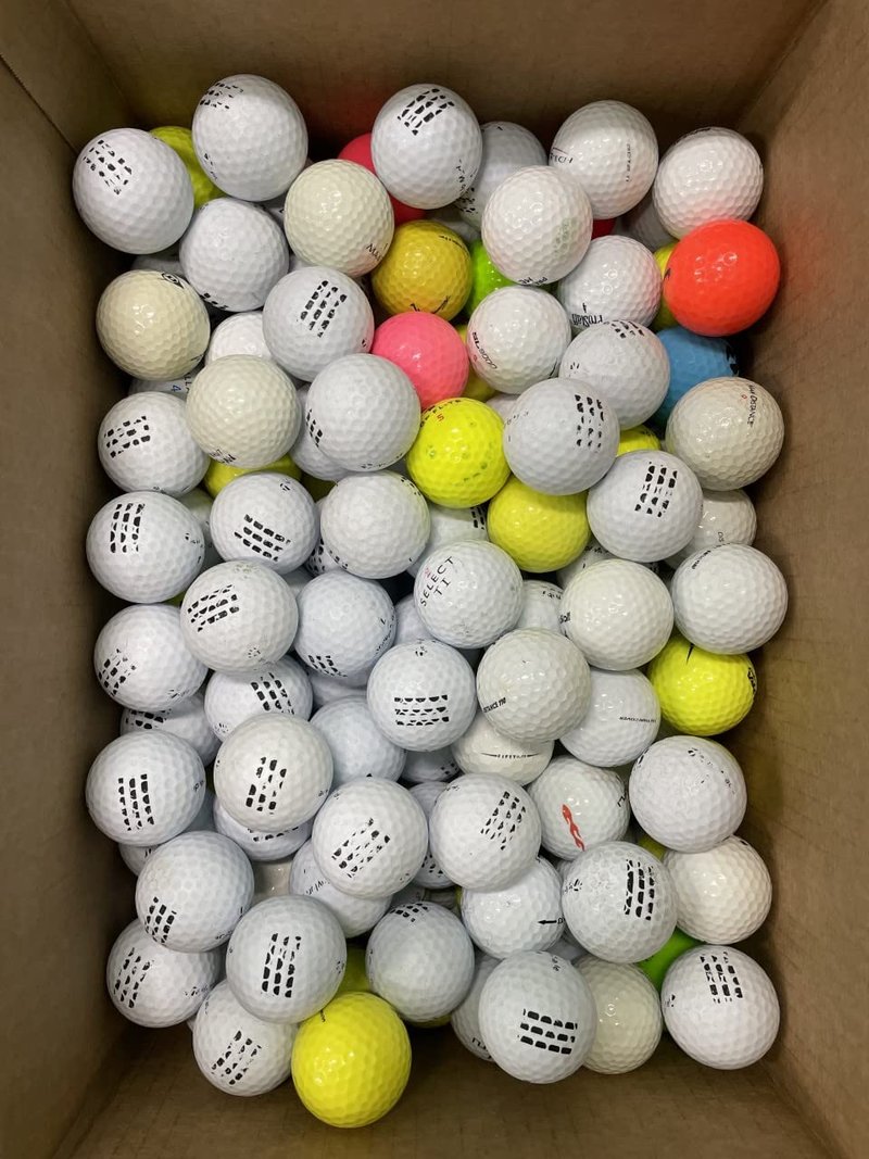 Golf Ball Planet 72 Ball Mesh Bag Hit Away Practice Used Golf Balls