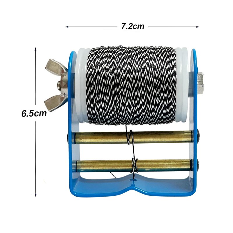 - QI HUO JU - Archery Bow String Serving Thread Jig 131 yard/120m Bow Serving String 3-Strands String Thread Tool for Compound Bow Tying Peep Sight Nock Accessories (Black-White)