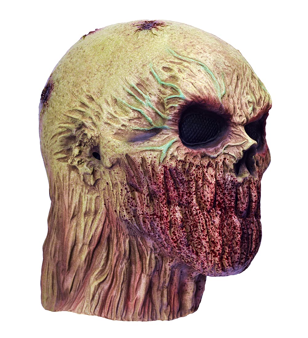 RAPGET Horror Mask Zombie Mask Creepy Mask Old Man Mask Halloween Novelty Costume Party Latex Full Head Mask