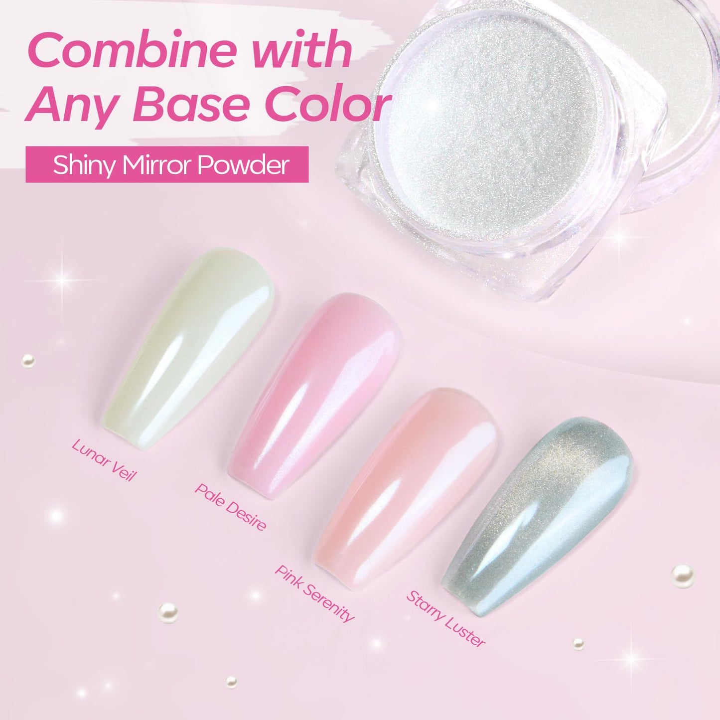 Modelones Gel Nail Polish Kit with UV Light, Milky White Nude Glitter Pink Red Gold Fall Metallic Manicure Set with Base Top Coat Star Stickers 4 Colors Gel Mini Salon Nail Art Gift for Women Girl