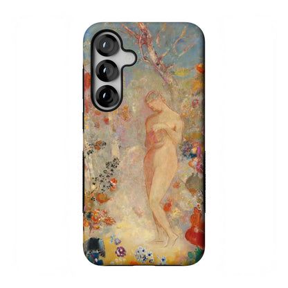 Casely Galaxy S25 Plus Case | Ink & Iris | Vintage Floral | Compatible with MagSafe | Bold Protective Design