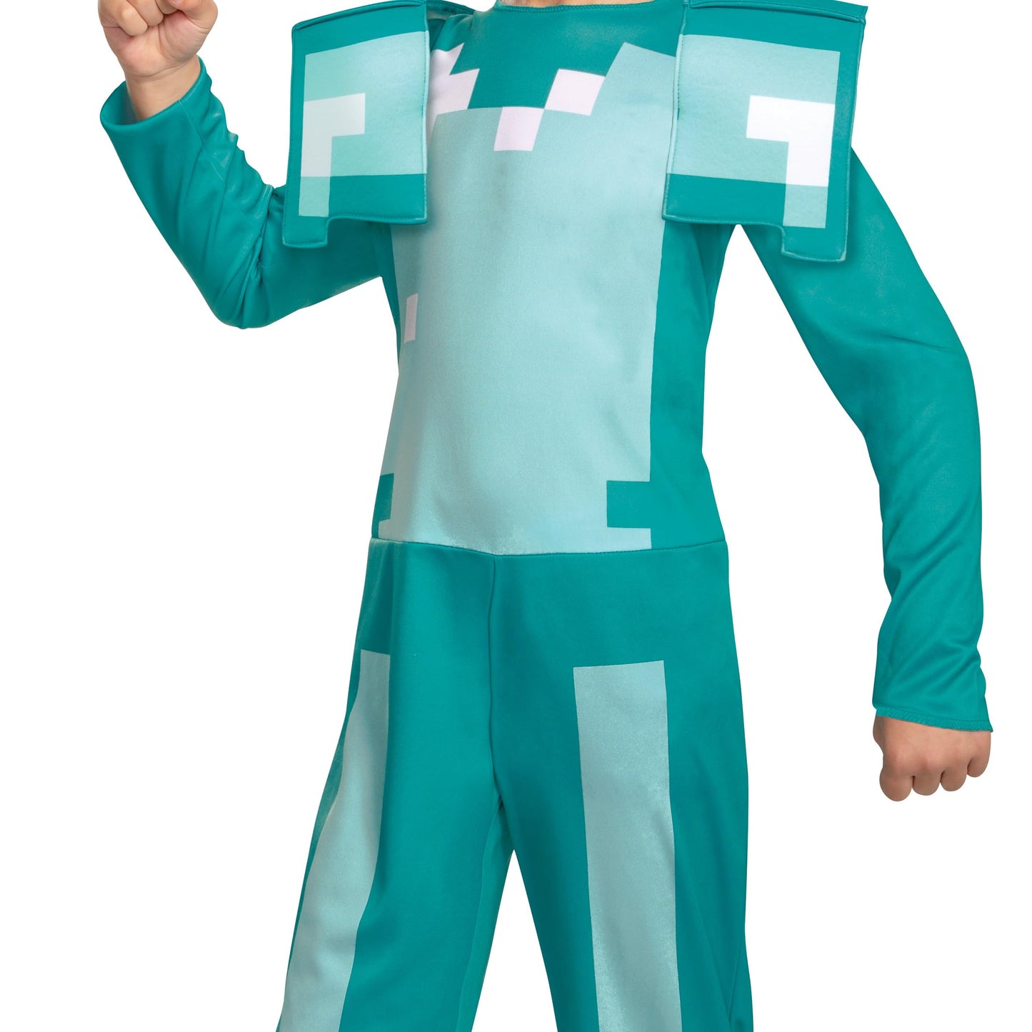 Disguise Minecraft Armor Boys' Jumpsuit Costume Blue, Small (4-6)