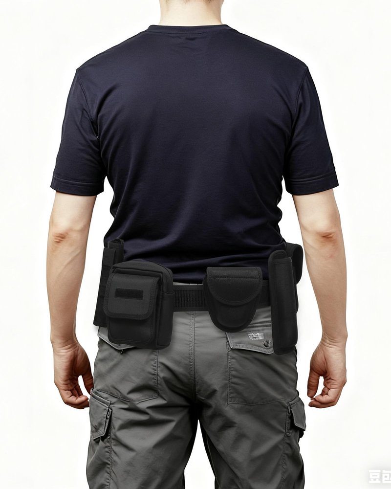BittPicc 8 in 1 Police Tactical Belt Security Guard Belt Versatile Military Utility Belt Modular Equipment System Molded Duty Belt Set for Law Enforcement