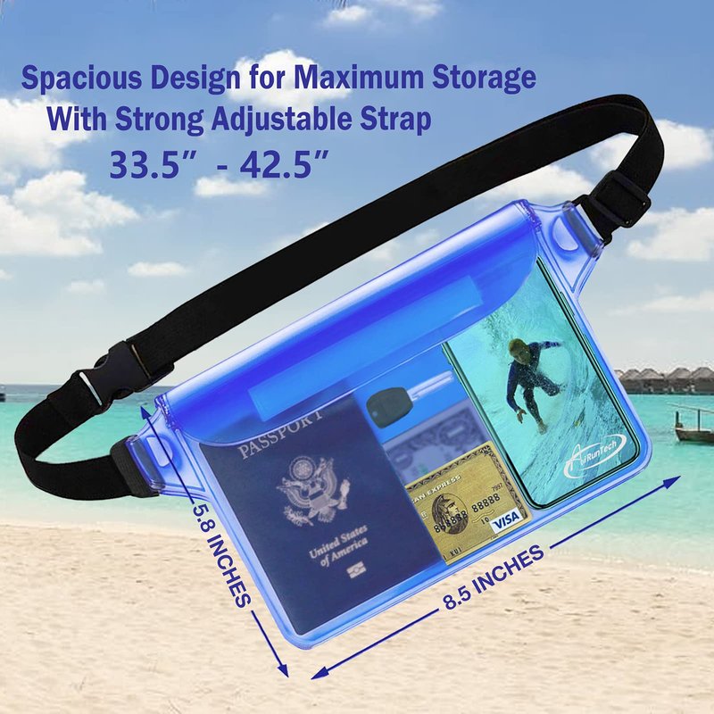 AiRunTech Waterproof Dry Bag and Waterproof Cell Phone Bag for Outdoor Water Sports, Boating, Hiking,Kayaking,Fishing
