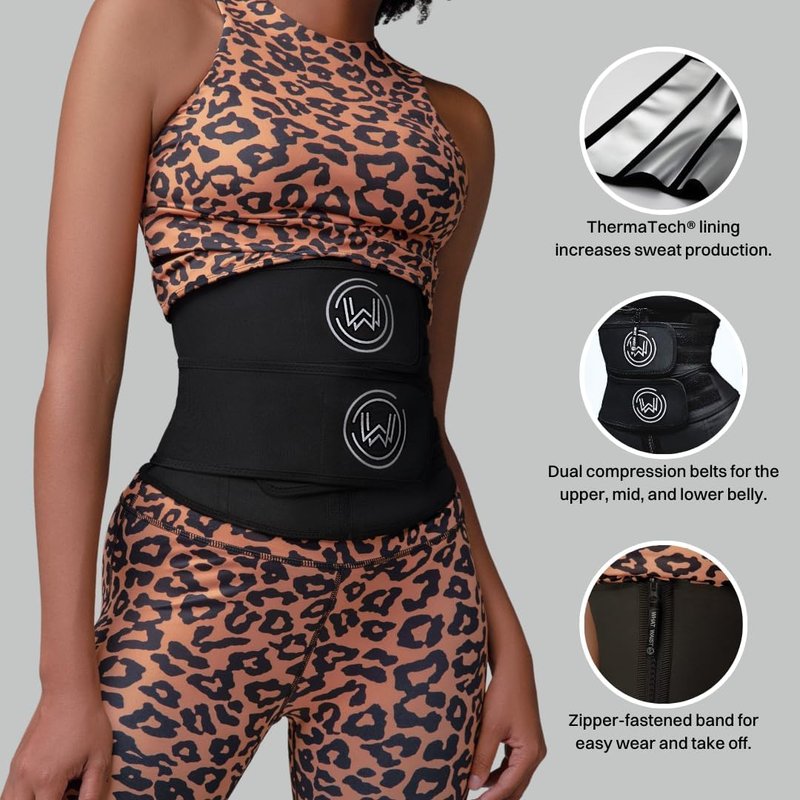 Vapor Define Band - Sweat Waist Trainer with ThermaTech Fabric | Stomach Wrap for Weight Loss & Workouts