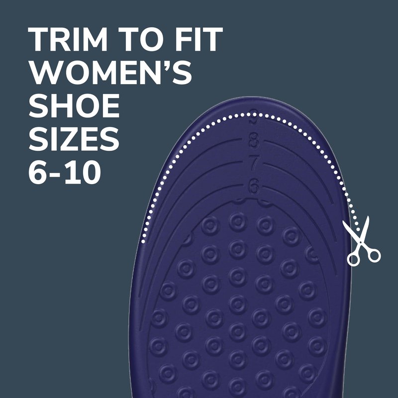 Dr. Scholl’s Plantar Fasciitis Relief Orthotic Insoles for Women - The Only Proven Insole to Stop Plantar Fasciitis from Coming Back, Immediately Relieves Pain, Heel Spurs, Arch Support Inserts
