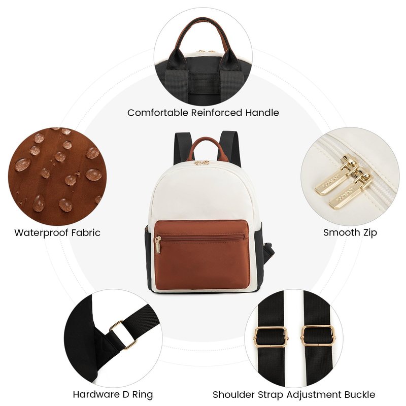 LOVEVOOK Mini Backpack for Women Light Weight Small Waterproof Backpack Purses Daily Backpack Fashion