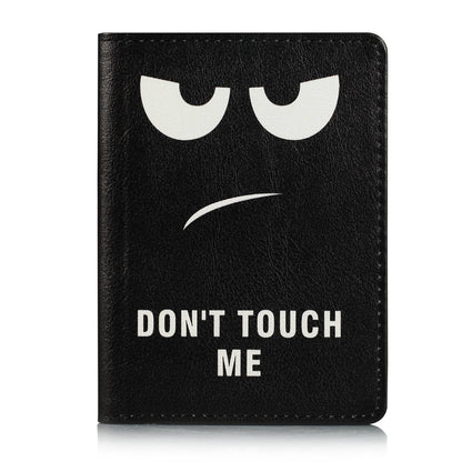 UUcovers Passport Holder Cover Case PU Leather RFID Blocking Card Pockets Holder Cute Luggage Magnetic Wallet Passport Holder Case for travel Women Men, Don't Touch