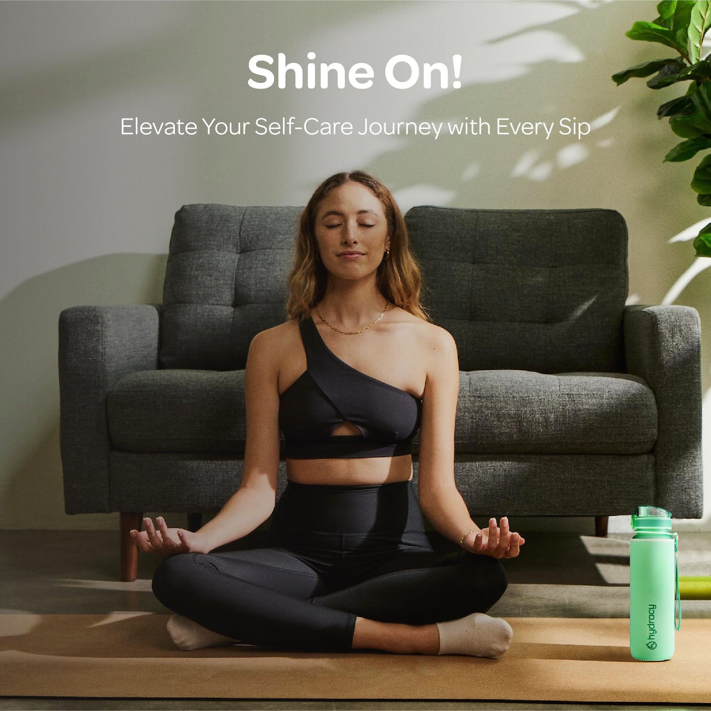 Hydracy Water Bottle with Time Marker -Large 32 oz BPA Free Water Bottle & No Sweat Sleeve -Leak Proof Gym Bottle with Fruit Infuser Strainer & Times to Drink -Ideal for Fitness Sports & Outdoors