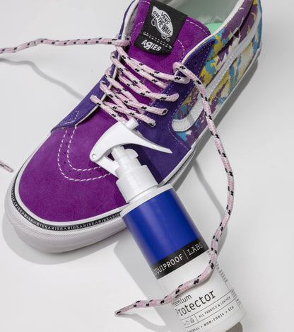 Liquiproof LABS Premium Protector Spray 250ml long lasting waterproof and stain protection for leather, suede, nubuck, sheepskin and fabrics. For shoes handbags trainers boots clothes