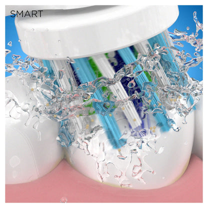 Oral-B Smart 5 Electric Toothbrushes For Adults, Mothers Day Gifts For Her / Him, App Connected Handle, 3 Toothbrush Heads & Travel Case, 5 Modes With Teeth Whitening, 2 Pin UK Plug, 5000, White
