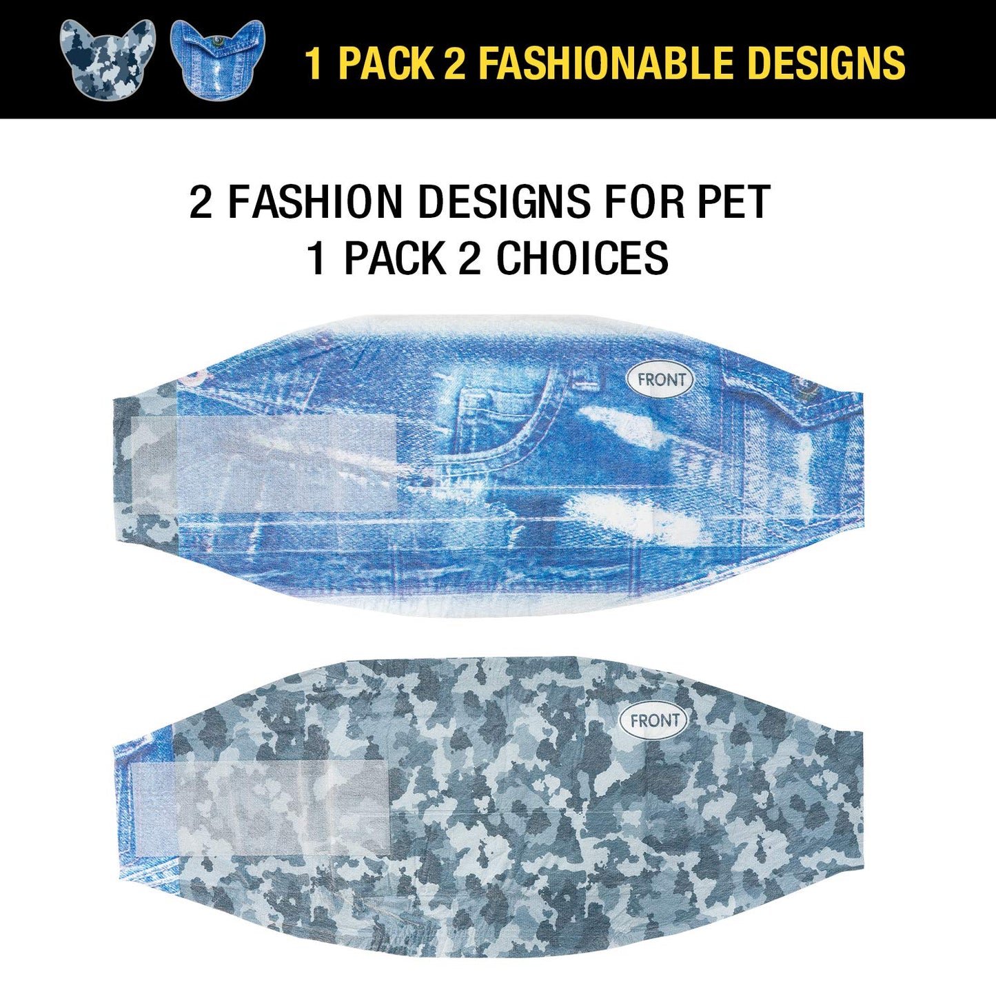 Dono Widened Dog Nappies Male,24 pcs,Dog Diapers,Super Absorbent Leak-proof Dog Belly Bands,Incontinence,Dog Training,Traveling,Excitable Urinary,XS,S,M,L
