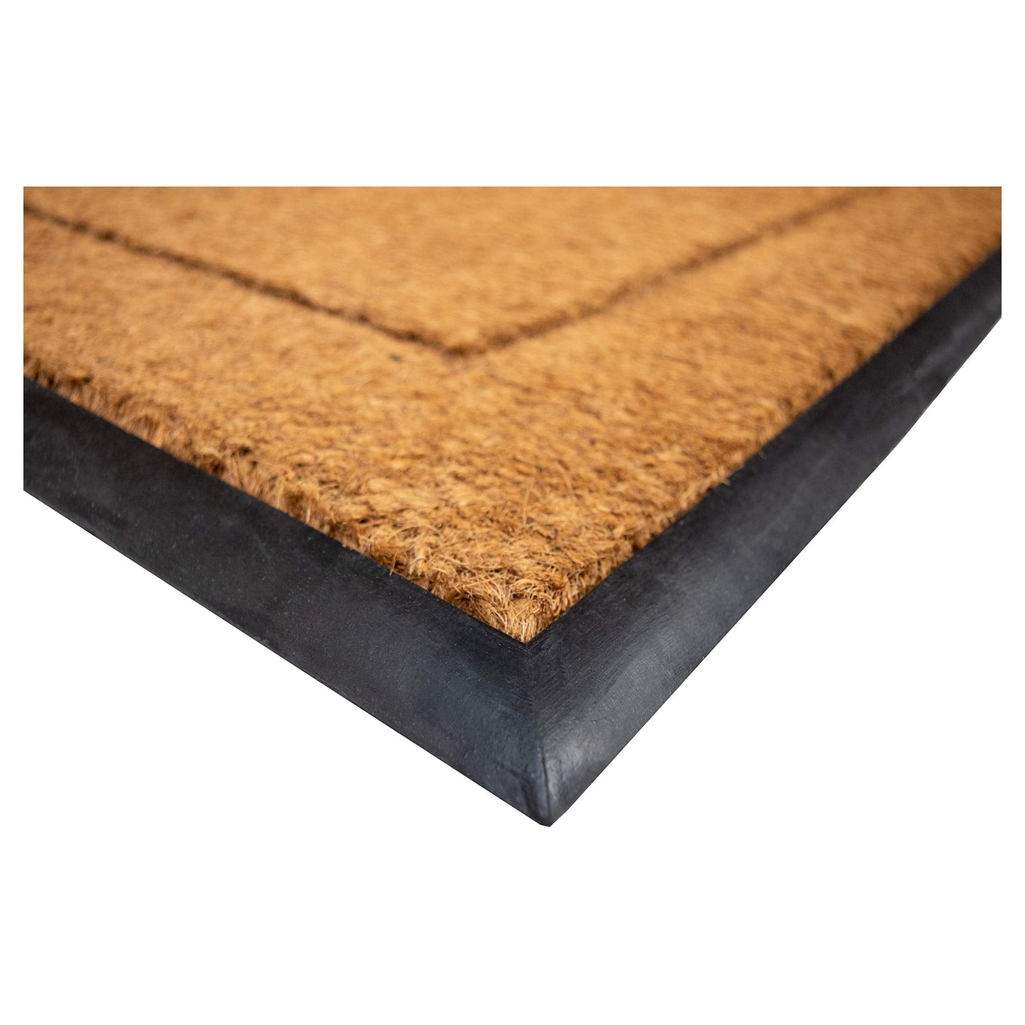 Calloway Mills AZ101632448NP Maxen Doormat, 24" x 48", Natural/Black
