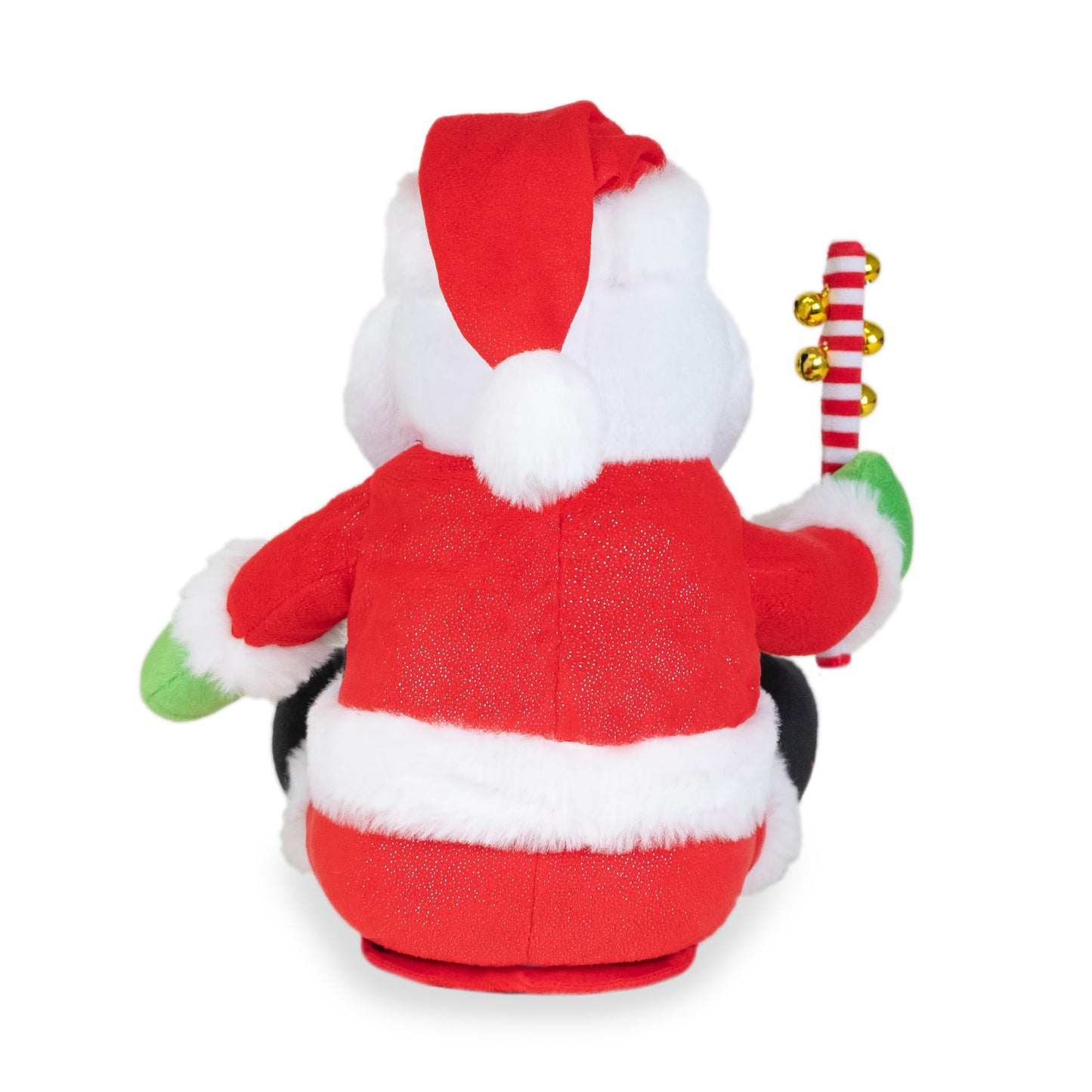 Cuddle Barn | Jingling Santa 11" Singing Santa Claus Christmas Plush Toy | Funny Animated Xmas Gift Holiday Musical Decoration | Sings Jingle Bell Rock