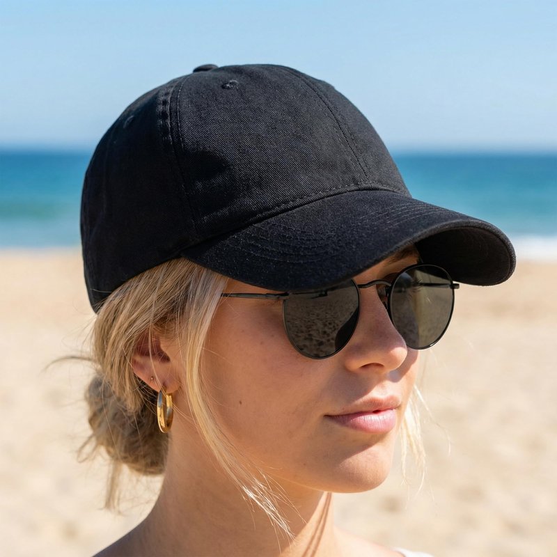 spxkd Baseball Cap for Men Women Washed Cotton Unstructured Baseball Hats Breathable Unisex Golf Dad Hat (US, Alpha, Small, Medium, Black)