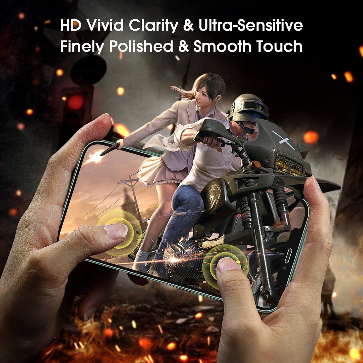 amFilm Auto-Alignment OneTouch for iPhone 16 [6.1''] Screen Protector + Camera Lens Protector, Tempered Glass, 30 seconds Installation, Bubble Free, Case Friendly, Anti-Scratch [2+2 Pack]