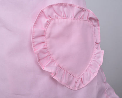 Love Potato Cute Girls Bowknot Lady's Kitchen Restaurant Women's Cake Apron Fashion Funny Aprons for Christmas Gift (Pink)