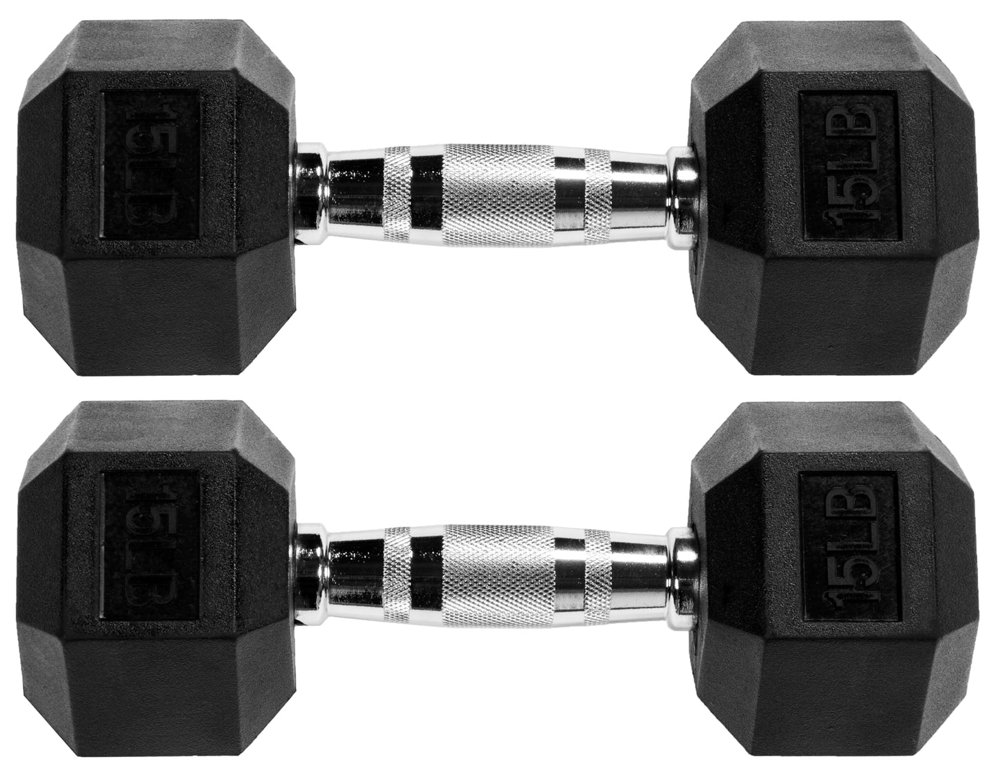 Fitvids Fitvids Rubber Coated Hex Dumbbell Weight Set and Storage Rack, 100LBS, 150LBS or 200LBS Set, 5-20 lbs, 5-25 lbs, 10-30 lbs Pairs