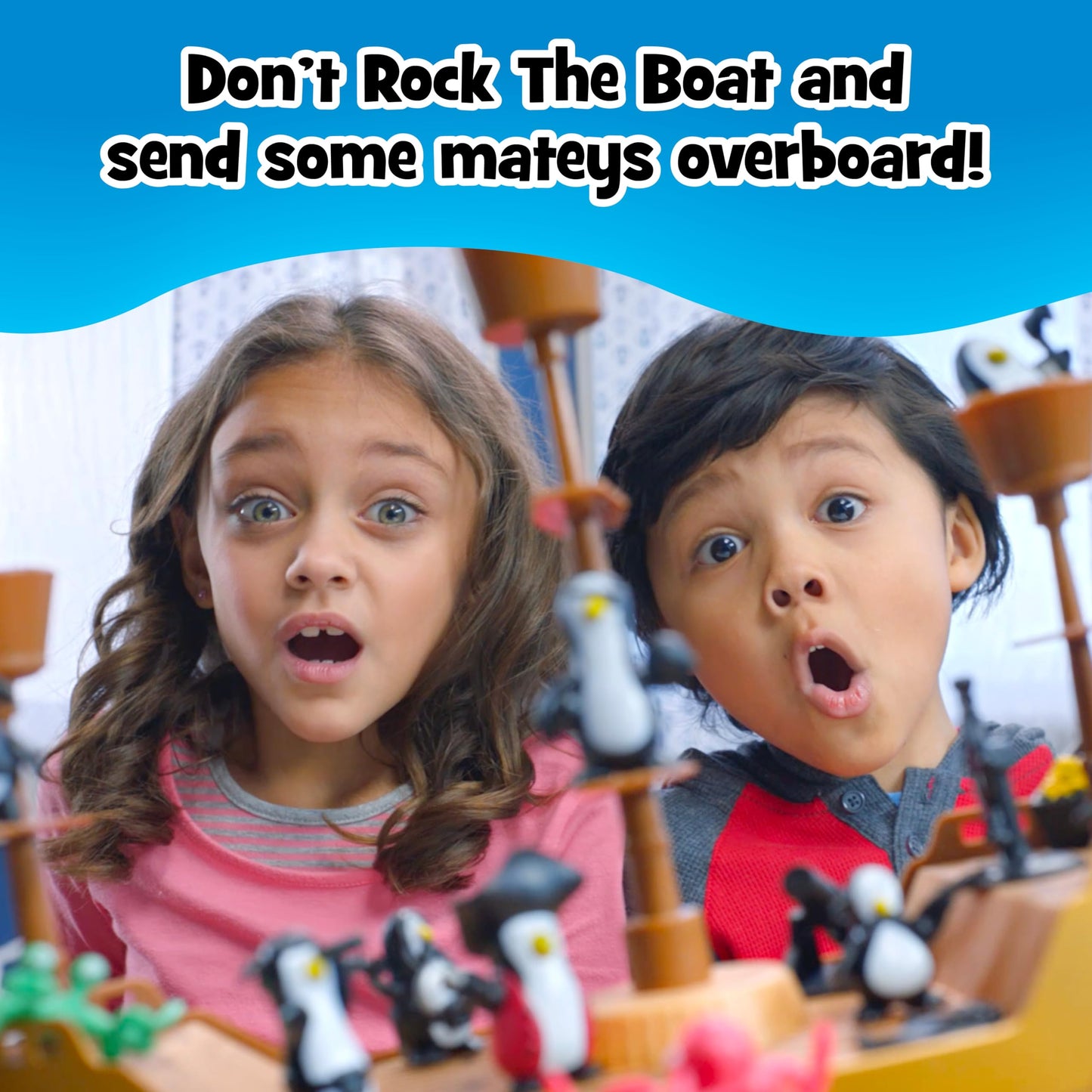 Don’t Rock the Boat Board Game - Kids Games, Family Games for Kids and Adults, Board Games for Family Night, Multi-Player Board Games, Builds Hand & Eye Coordination, Balancing Toy, Ages 5+