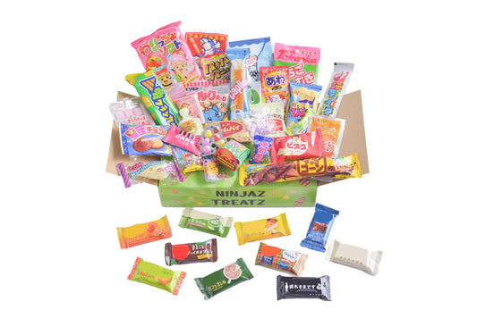 40 Japanese Candy Box 30 Japanese Snacks Plus 10 Japanese chocolate Flavors