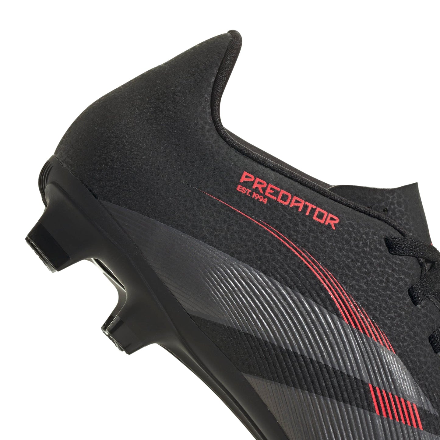 adidas Unisex Predator Club Firm Multi Ground Football Boots, Core Black/Grey Four/Lucid Red, 10 UK