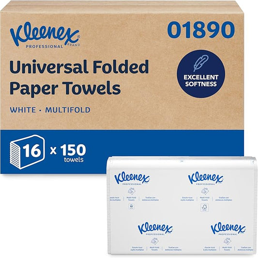 Kleenex Professional Universal Multifold Paper Towels, Absorbency Pockets