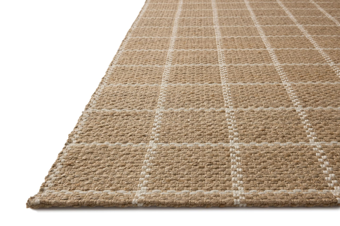Loloi Chris Loves Julia Fletcher Collection FLE-01 Natural/Ivory 5'-0" x 7'-6", .37" Pile Height, Area Rug